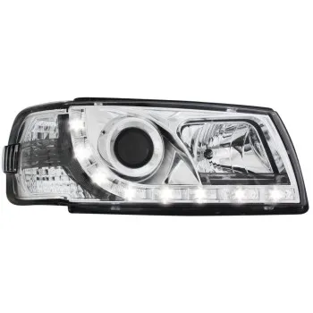 Φανάρια εμπρός Vw Transporter T4 (1997-2003) led , με λάμπες (Η1) - σετ 2τμχ.