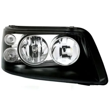 Φανάρια εμπρός Vw Transporter T5 (2003-2009) - μαύρα , χωρίς λάμπες (Η1) - σετ 2τμχ.