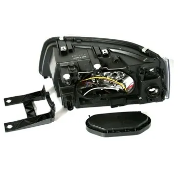 Φανάρια εμπρός Vw Transporter T5 (2003-2009) - μαύρα , χωρίς λάμπες (Η1) - σετ 2τμχ.