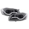 Φανάρια εμπρός Vw Passat B7 (2010-2014) led - μαύρα , με λάμπες (Η1) - σετ 2τμχ.