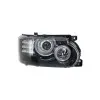 Φανάρια εμπρός Land Rover Vogue ((2002-2009) led angel eyes - chrome , με λάμπες (Η1) - σετ 2τμχ.