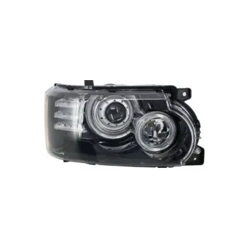 Φανάρια εμπρός Land Rover Vogue ((2002-2009) led angel eyes - chrome , με λάμπες (Η1) - σετ 2τμχ.