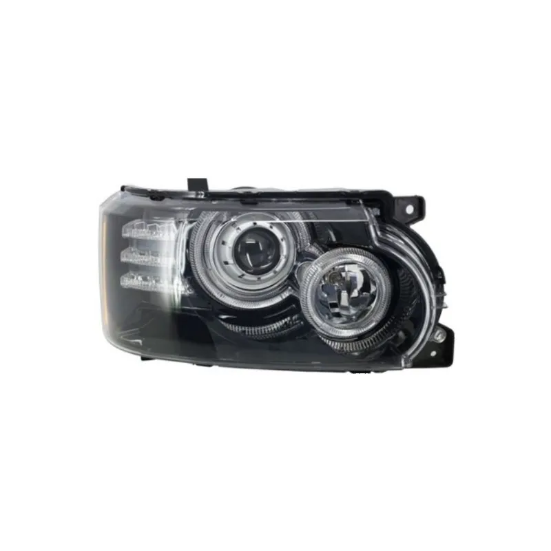 Φανάρια εμπρός Land Rover Vogue ((2002-2009) led angel eyes - chrome , με λάμπες (Η1) - σετ 2τμχ.