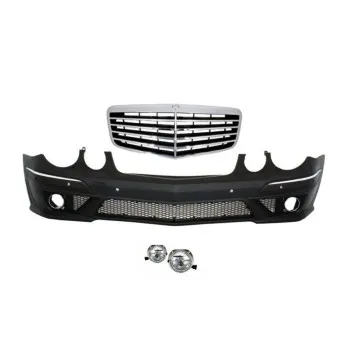 Προφυλακτήρας εμπρός Mercedes W211 E-Class (2002-2009) - AMG με μάσκα και προβολάκια