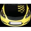 Φανάρια εμπρός Opel Corsa D (2006-2010) led - black , με λάμπες (Η1) - σετ 2τμχ.
