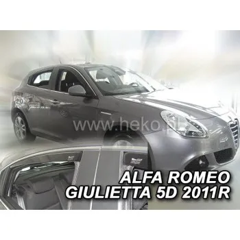 Ανεμοθραύστες Alfa Romeo Giulietta (2010-2020) - 4 τμχ. εμπρός και πίσω, Heko