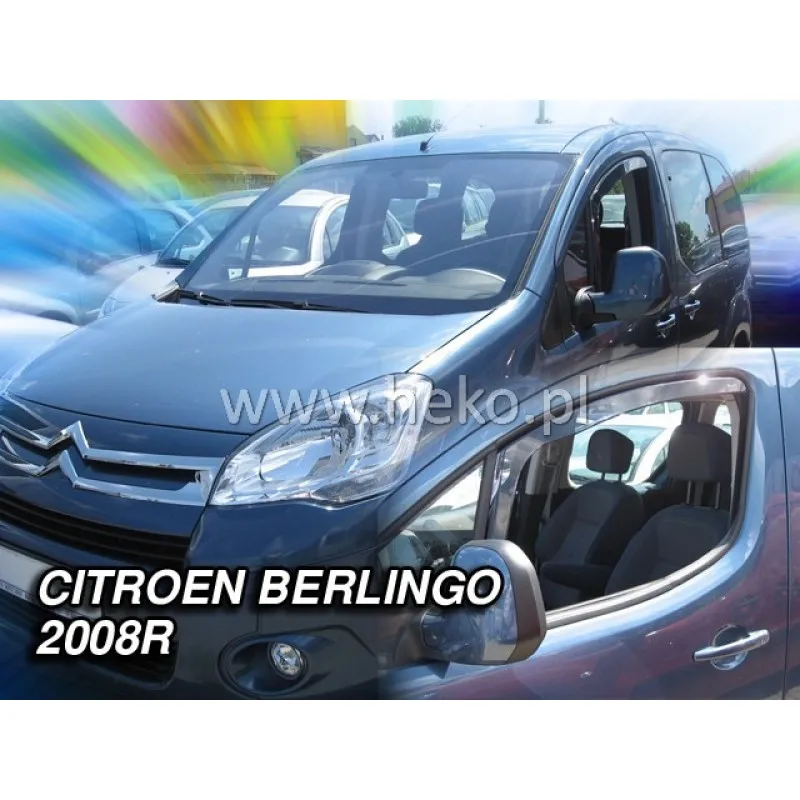 Ανεμοθραύστες Citroen Berlingo (2008-2018) / Peugeot Partner (2008-2018) - 2 τμχ. εμπρός, Heko