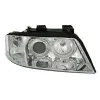 Φανάρια εμπρός Audi A6 (2001-2003) angel eyes - εργοστασιακά xenon - chrome , χωρίς λάμπες (D2S/Η7) - σετ 2τμχ.
