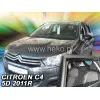Ανεμοθραύστες Citroen C4 II (2010-2017) 5 πορτο - 4 τμχ. εμπρός και πίσω, Heko