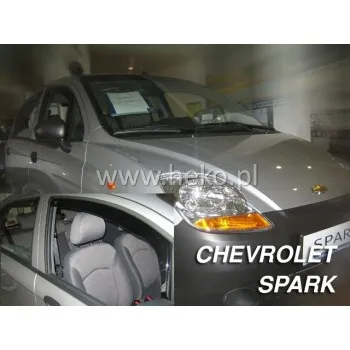 Ανεμοθραύστες Chevrolet Spark I (2005-2010) 5 πορτο - 4 τμχ. εμπρός και πίσω, Heko