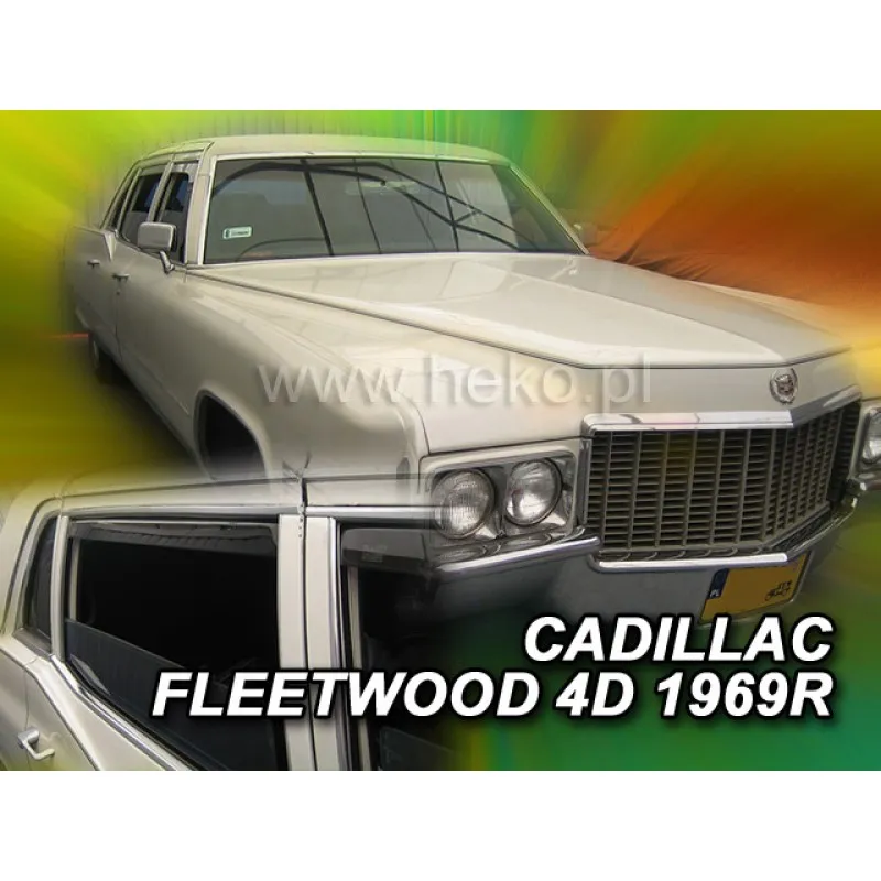 Ανεμοθραύστες Cadillac Fleetwood (1996-1970) sedan 4 τμχ. εμπρός και πίσω, Heko