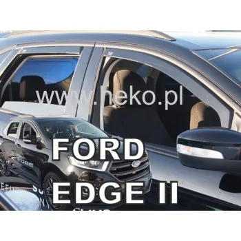 Ανεμοθραύστες Ford Edge II (2014-2023) 5 πορτο - 4 τμχ. εμπρός και πίσω, Heko