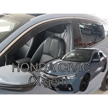 Ανεμοθραύστες Honda Civic X (2017-2021) 5 πορτο - 4 τμχ. εμπρός και πίσω, Heko