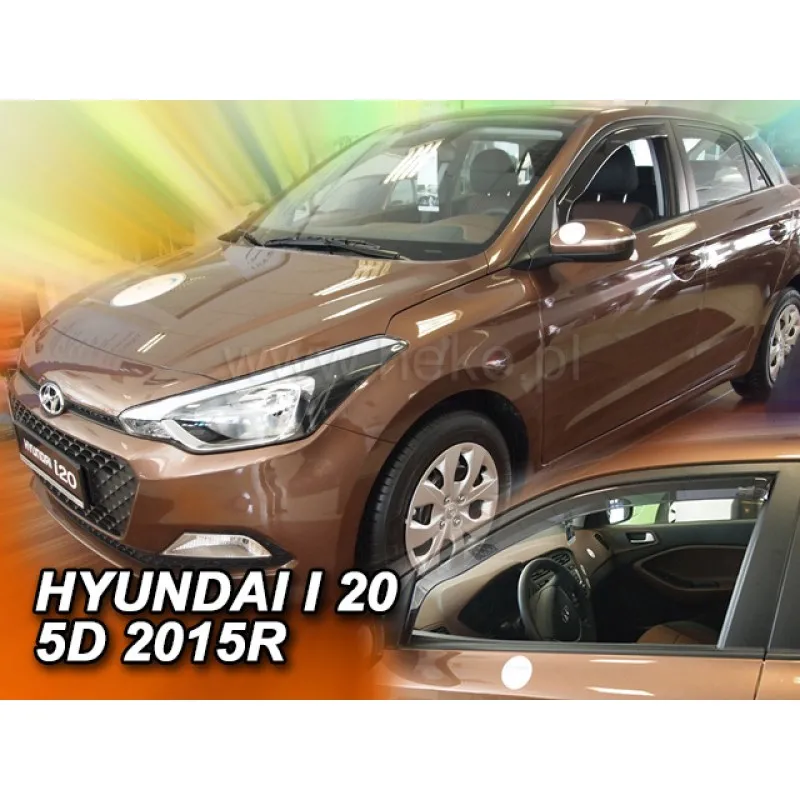Ανεμοθραύστες Hyundai i20 (2015-2020) 5 πορτο - 2 τμχ. εμπρός, Heko