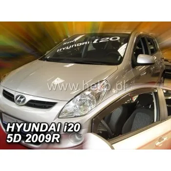 Ανεμοθραύστες Hyundai i20 (2009-2015) 5 πορτο - 2 τμχ. εμπρός, Heko