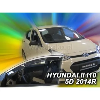 Ανεμοθραύστες Hyundai i10 (2014-2019) 5 πορτο - 2 τμχ. εμπρός, Heko