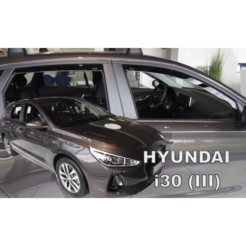 Ανεμοθραύστες Hyundai i30 (2017+) 5 πορτο , combi - 4 τμχ. εμπρός και πίσω, Heko