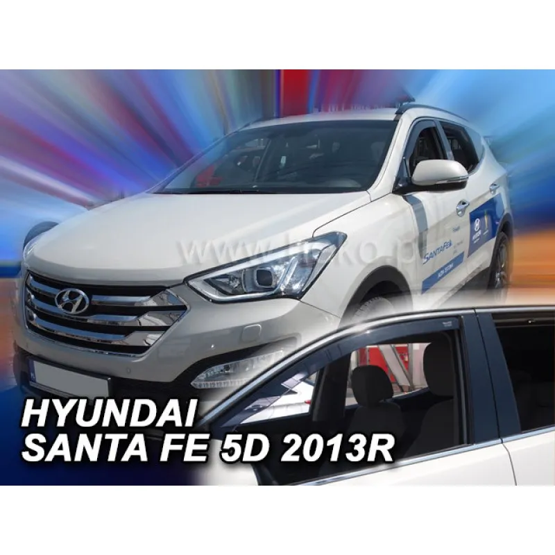 Ανεμοθραύστες Hyundai Santa Fe (2012-2018) 5 πορτο - 2 τμχ. εμπρός, Heko