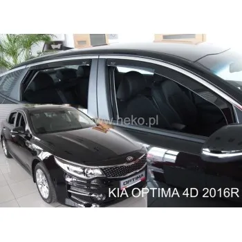 Ανεμοθραύστες Kia Rio (2016-2023) sedan - 4 τμχ. εμπρός και πίσω, Heko