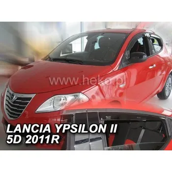 Ανεμοθραύστες Lancia Ypsilon (2011-2024) 5 πορτο - 4 τμχ. εμπρός και πίσω, Heko