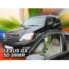 Ανεμοθραύστες Lexus GX /USA (2004-2009) 5 πορτο - 2 τμχ. εμπρός, Heko