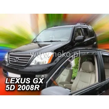 Ανεμοθραύστες Lexus GX /USA (2004-2009) 5 πορτο - 2 τμχ. εμπρός, Heko