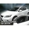 Ανεμοθραύστες Lexus CT 200H (2010-2022) 5 πορτο - 2 τμχ. εμπρός, Heko