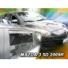 Ανεμοθραύστες Mazda 3 (2009-2014) 5 πορτο - 4 τμχ. εμπρός και πίσω, Heko