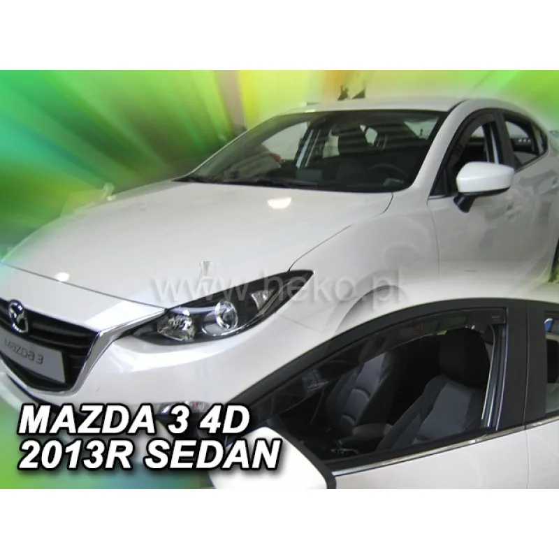 Ανεμοθραύστες Mazda 3 (2013-2018) 5 πορτο , sedan - 2 τμχ. εμπρός, Heko