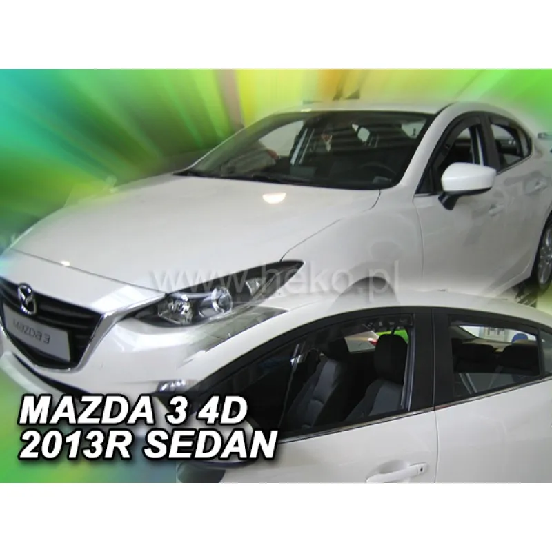 Ανεμοθραύστες Mazda 3 (2013-2018) 5 πορτο , sedan - 4 τμχ. εμπρός και πίσω, Heko
