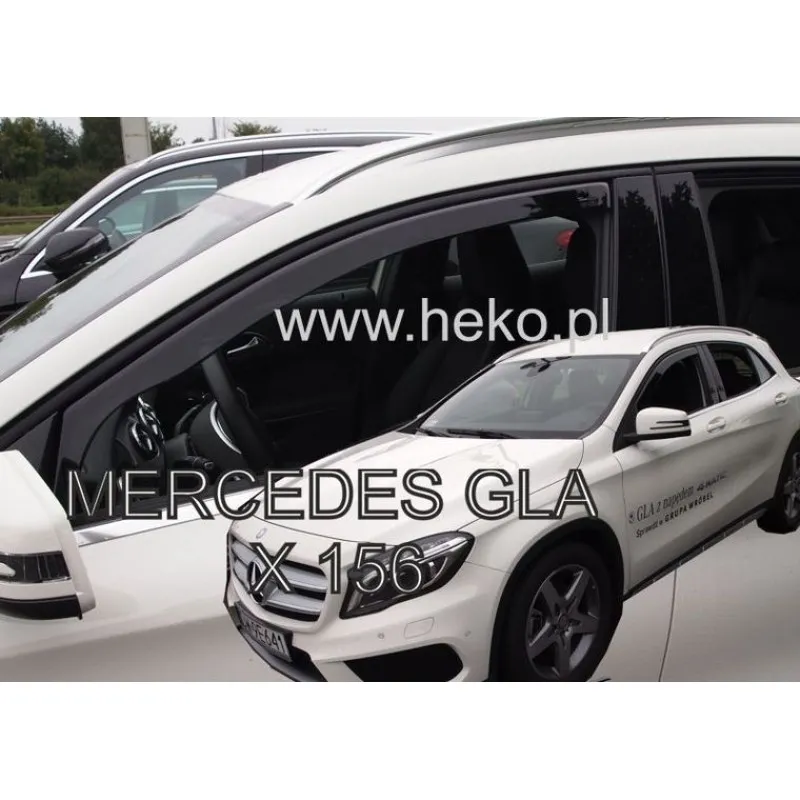 Ανεμοθραύστες Mercedes GLA X156 (2013-2019) 5 πορτο - 2 τμχ. εμπρός, Heko