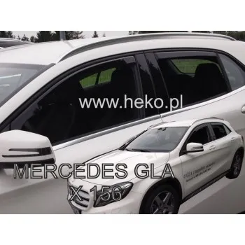 Ανεμοθραύστες Mercedes GLA X156 (2013-2019) 5 πορτο - 4 τμχ. εμπρός και πίσω, Heko