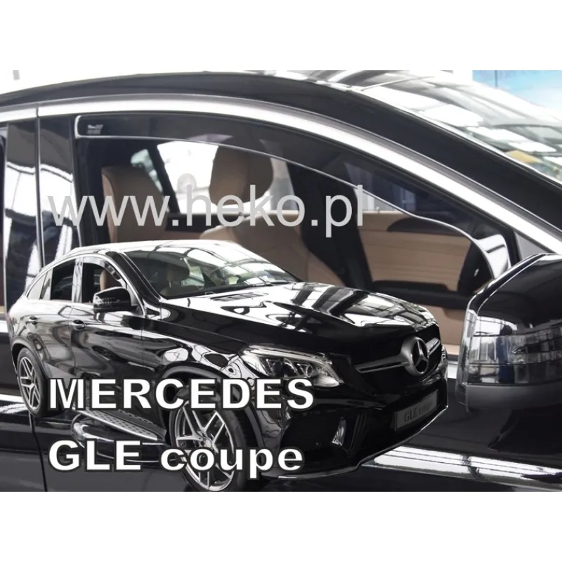 Ανεμοθραύστες Mercedes GLE coupe C292 (2016-2019) 5 πορτο - 2 τμχ. εμπρός, Heko