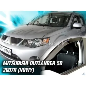 Ανεμοθραύστες Mitsubishi Outlander (2006-2013) - 2 τμχ. εμπρός, Heko