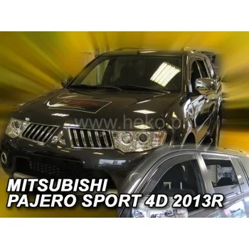 Ανεμοθραύστες Mitsubishi Pajero Sport (2008-2016) 5 πορτο - 4 τμχ. εμπρός και πίσω, Heko