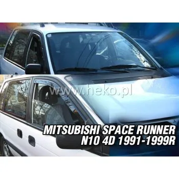 Ανεμοθραύστες Mitsubishi Carisma (1999) sedan - 2 τμχ. εμπρός, Heko