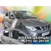Ανεμοθραύστες Nissan Qashqai (2013-2021) 5 πορτο - 4 τμχ. εμπρός και πίσω, Heko