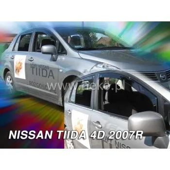 Ανεμοθραύστες Nissan TIIDA (2004-2012) 4/5 πορτο - 2 τμχ. εμπρός, Heko