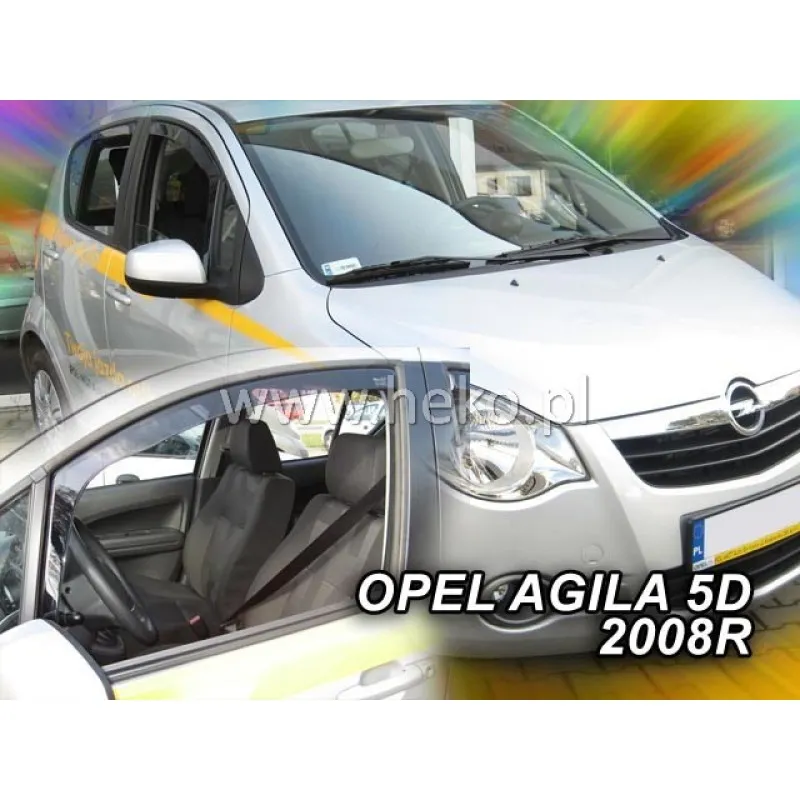 Ανεμοθραύστες Opel Agila (2008-2014) 5 πορτο - 2 τμχ. εμπρός, Heko