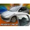 Ανεμοθραύστες Peugeot 206 5 πορτο - 4 τμχ. εμπρός και πίσω, Heko