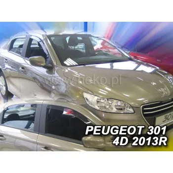 Ανεμοθραύστες Peugeot 301 (2013+ ) sedan - 4 τμχ. εμπρός και πίσω, Heko