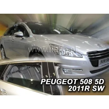 Ανεμοθραύστες Peugeot 508 (2011-2018) combi - 4 τμχ. εμπρός και πίσω, Heko