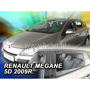 Ανεμοθραύστες Renault Megane / Grandtour (2008-2016) - 4 τμχ εμπρός και πίσω, Heko