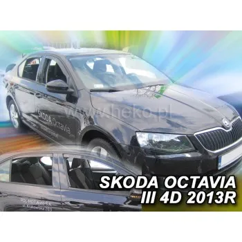 Ανεμοθραύστες Skoda Octavia (2013-2020) 5 πορτο - 4 τμχ εμπρός και πίσω, Heko