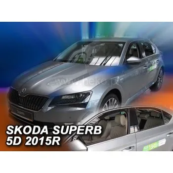 Ανεμοθραύστες Skoda Superb (2015-2024) 5 πορτο - 4 τμχ εμπρός και πίσω, Heko