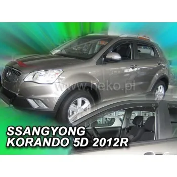 Ανεμοθραύστες Ssangyong Kyron (2005-2014) 5 πορτο - 2 τμχ εμπρός, Heko