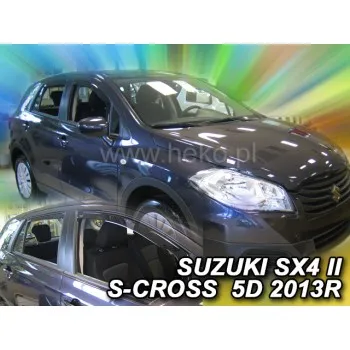 Ανεμοθραύστες Suzuki SX4 II S-Cross (2013-2021) 5 πορτο - 4 τμχ εμπρός και πίσω, Heko