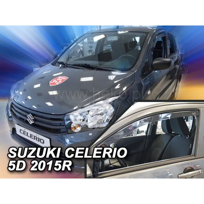 Ανεμοθραύστες Suzuki Celerio (2015+) 5 πορτο - 2 τμχ εμπρός, Heko