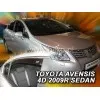Ανεμοθραύστες Toyota Avensis (2009-2018) sedan - 4 τμχ εμπρός και πίσω, Heko
