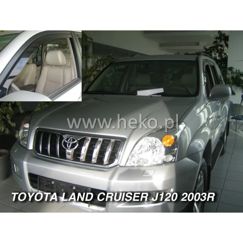 Ανεμοθραύστες Toyota Land Cruiser J100 (1998-2007) 5 πορτο - 2 τμχ. εμπρός, Heko
